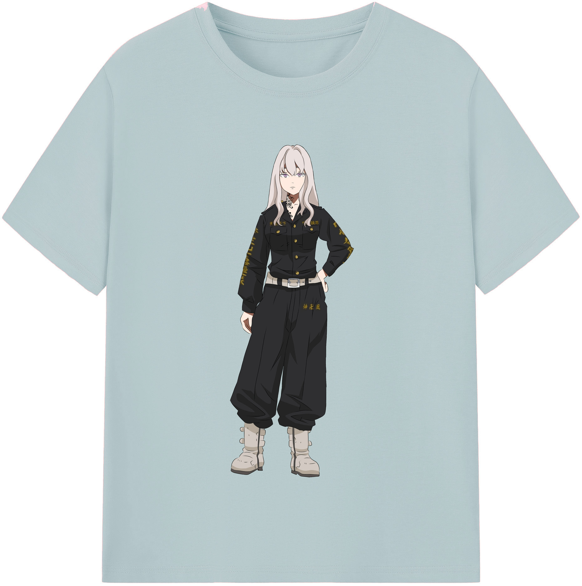 （画像用） 東京リベンジャーズ Tokyo Revengers 綿100％半袖Tシャツ（フロントプリント）